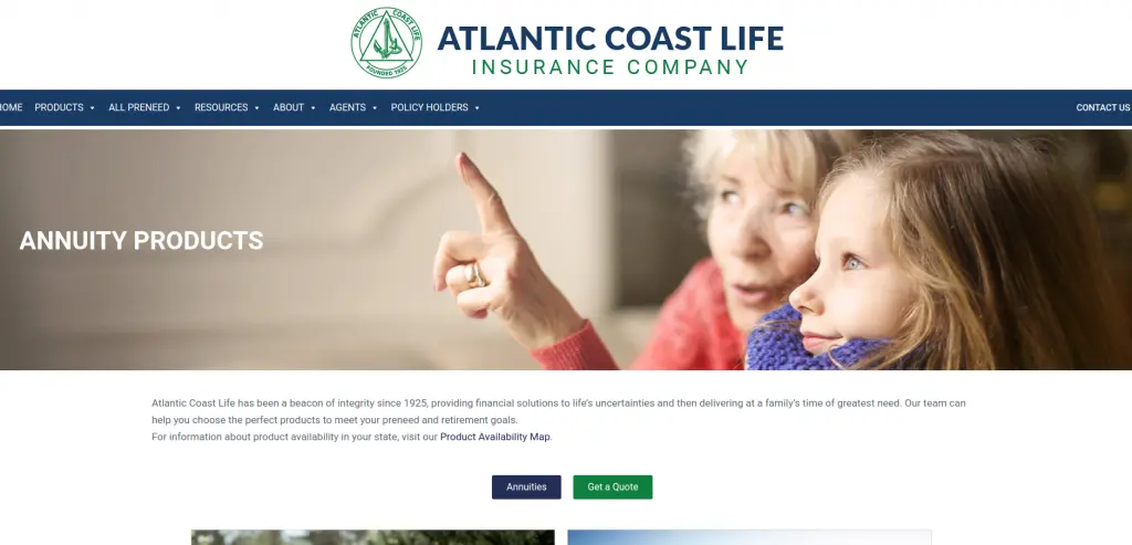 Atlantic Coast Life Insurance Annuity 